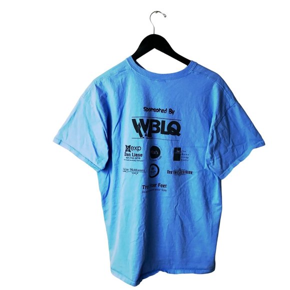 Duck Stops Here Westerly Pawcatuck T Shirt Adult Blue XL Extra Large Graphic Tee - Picture 3 of 14